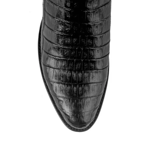 NWT Rujo Boots Mens The Blake Caiman Midnight Black 10.5 D Boxed - Picture 12 of 12